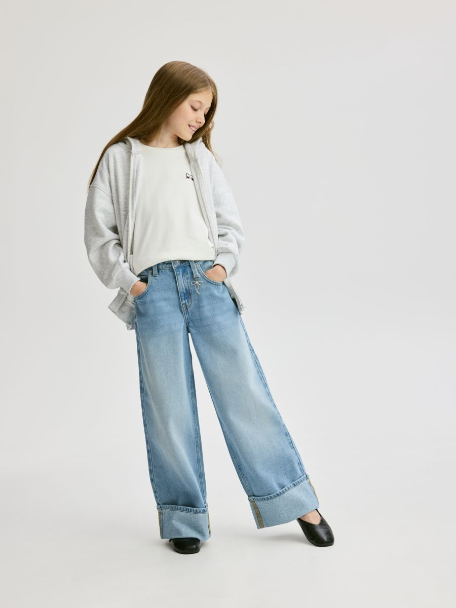 Women’s High-Waist Denim Baggy Pants | Premium Quality