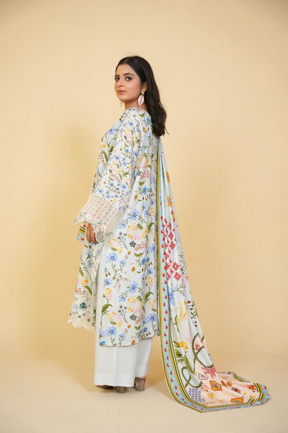 3-Piece Bana Dora Suit – Pastel Blossom