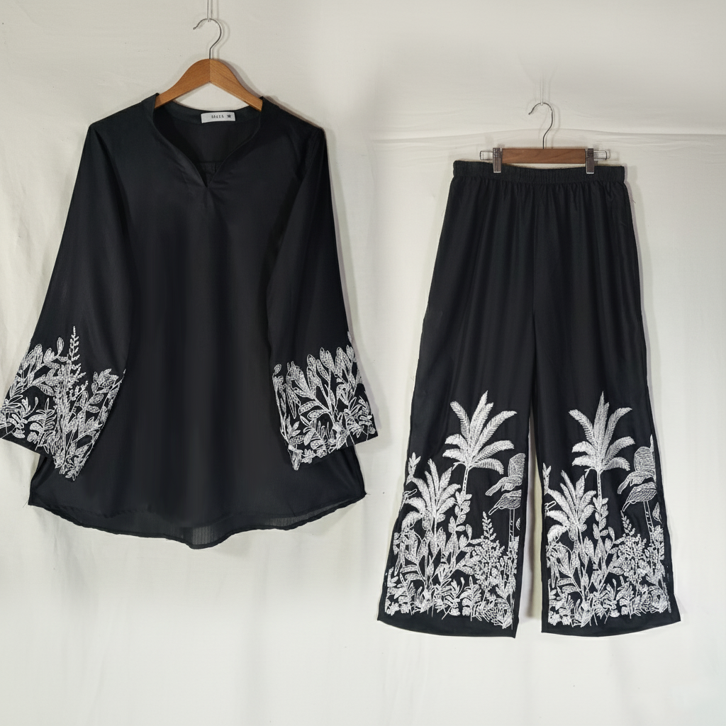 Embroidered Two-Piece