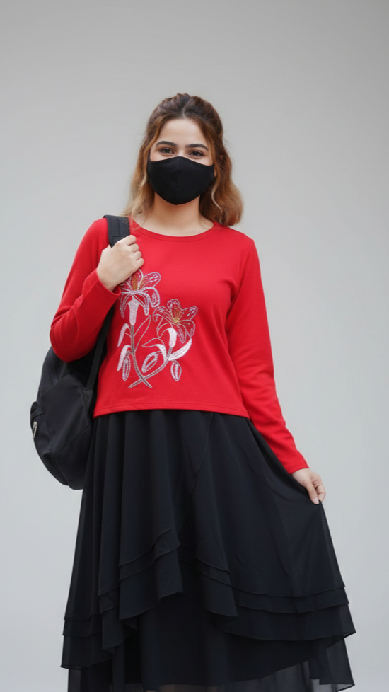 Korean Aesthetic Floral Set