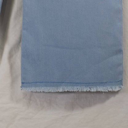 Blue Wide Leg High Waist Denim Jeans for Women - Comfortable, Baggy, Export Quality