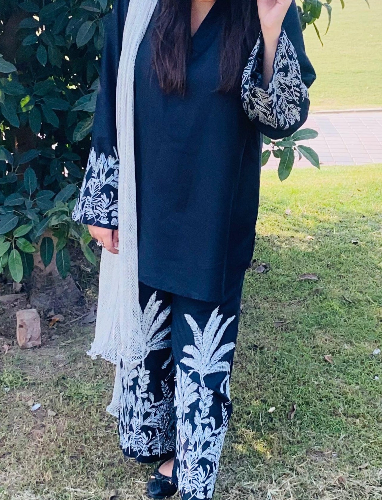 Embroidered Two-Piece