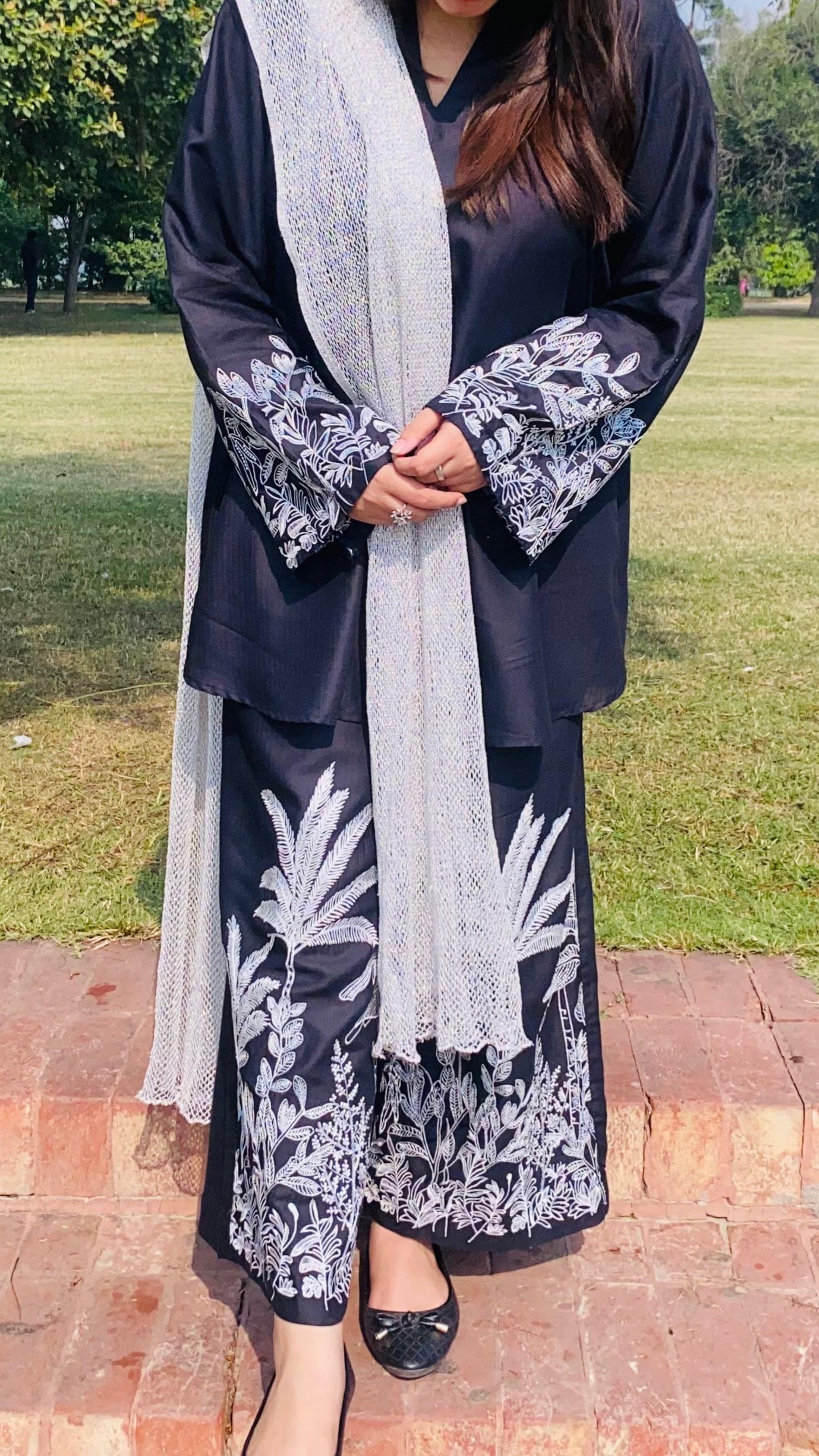 Embroidered Two-Piece