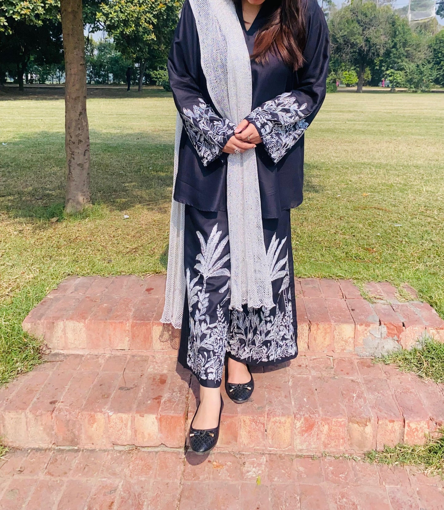 Embroidered Two-Piece